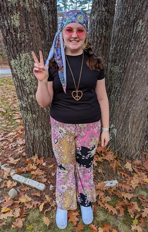 Ages 12+ Winner: Riley Yates as a Hippie/Flower