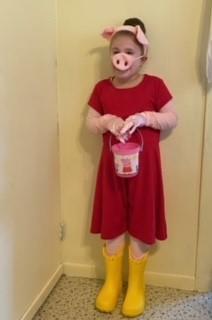 Ages 5-7: Skyla Johnson as Peppa Pig